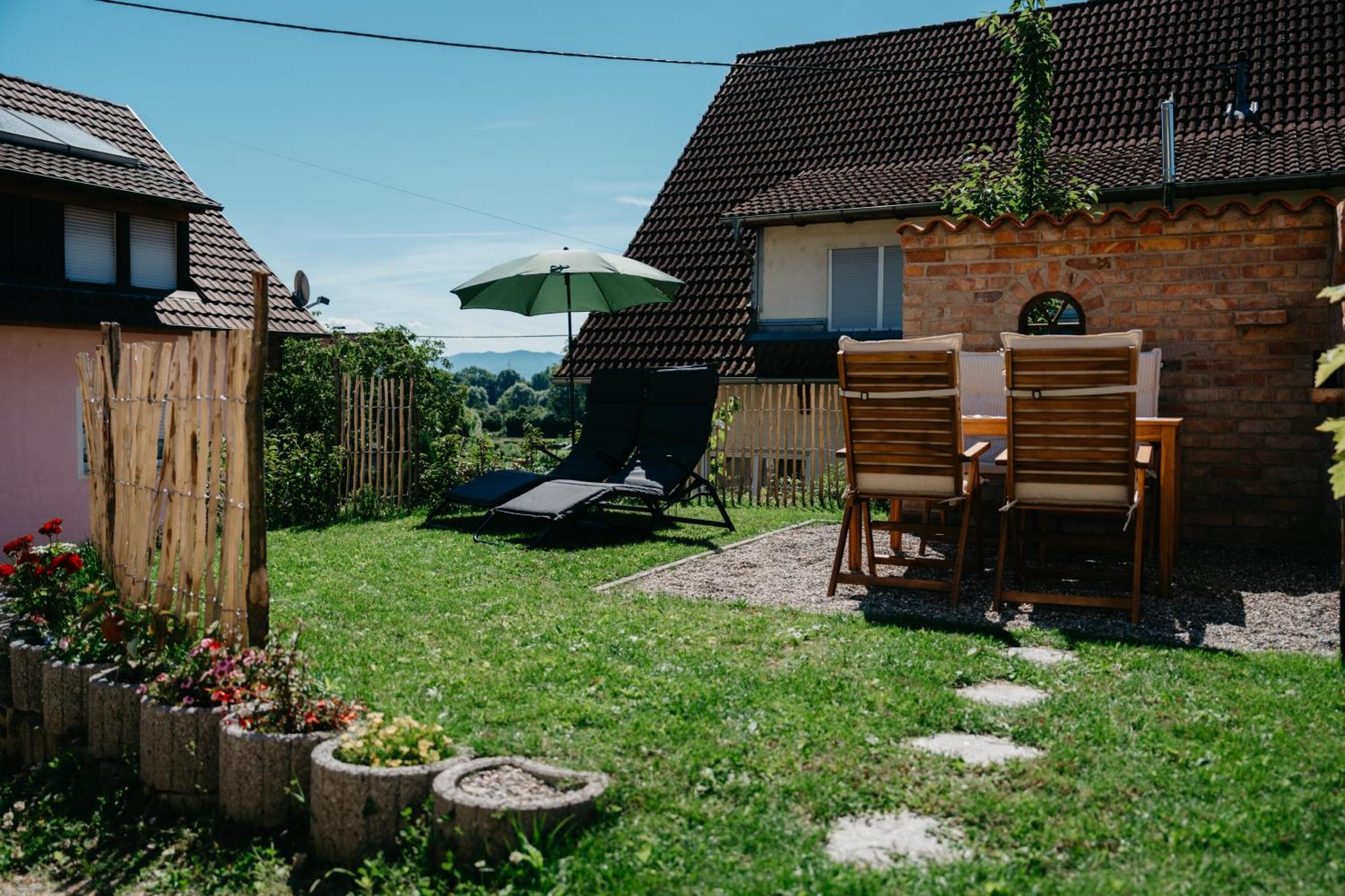 Ferienwohnung Am Weinberg Boetzingen エクステリア 写真